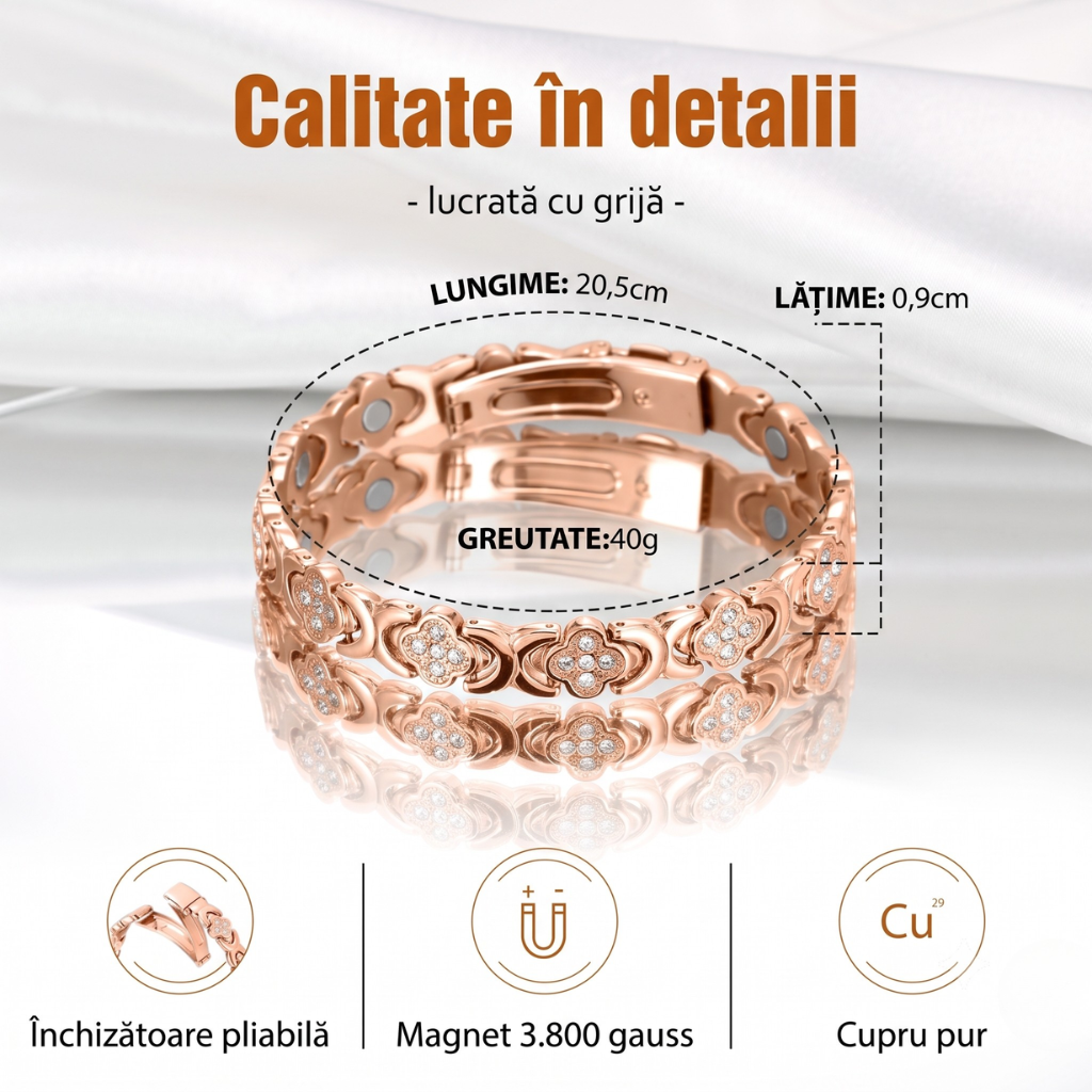 InfinityLuck™ – Brățara norocoasă din cupru, pentru echilibru și stare de bine