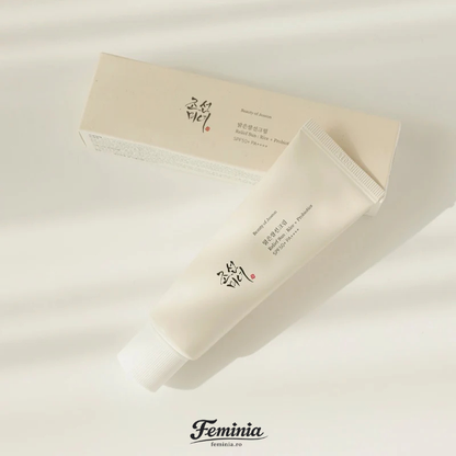 Beauty of Joseon Relief Sun — Cremă Solară Coreeană SPF50+ cu Orez & Probiotice
