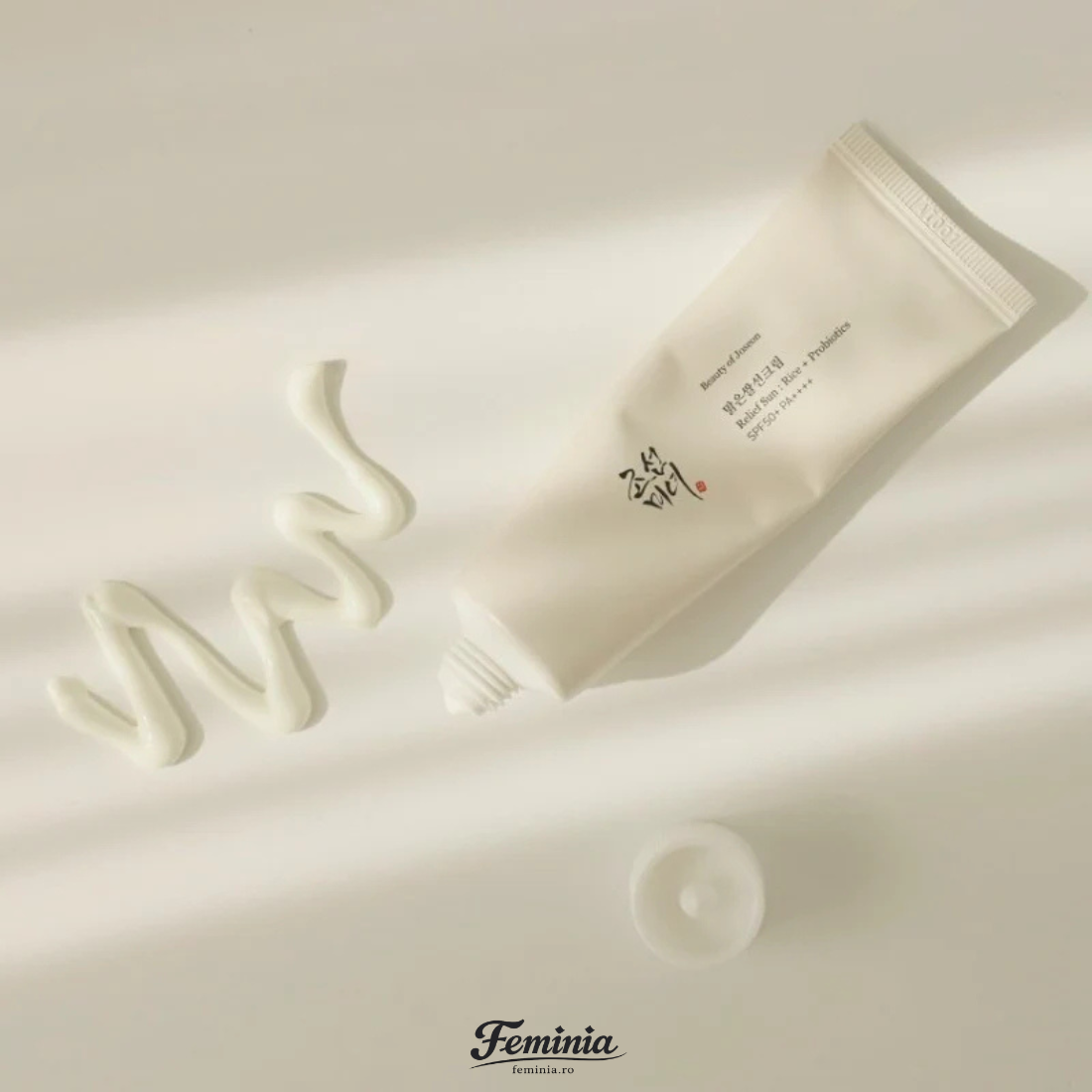 Beauty of Joseon Relief Sun — Cremă Solară Coreeană SPF50+ cu Orez & Probiotice