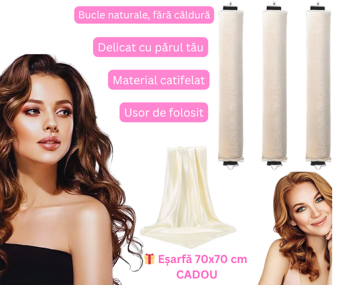 Set 3 Ondulatoare Moi + Esarfa CADOU