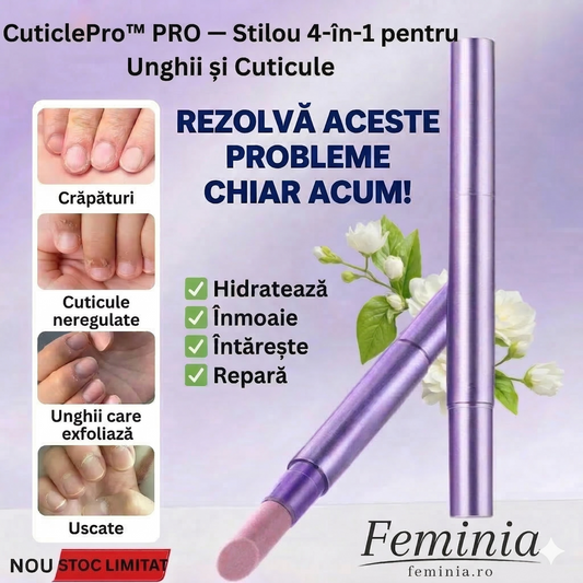 CuticlePro™ – Stiloul 4-în-1 pentru cuticule si unghii catifelate
