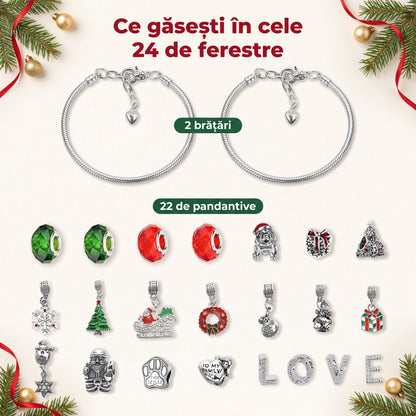 Calendar de Advent cu Brățări — o surpriză în fiecare dimineață, o brățară care rămâne