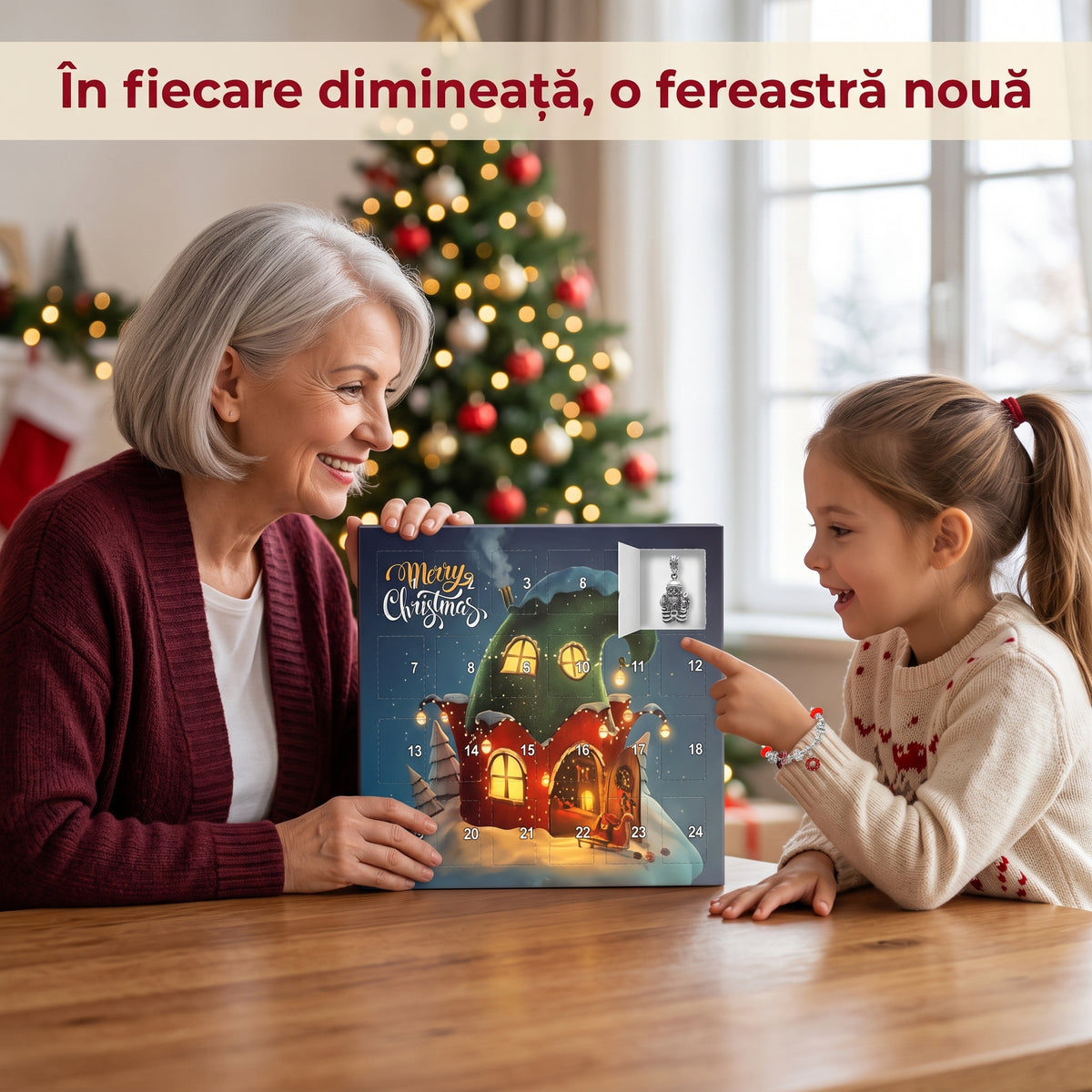 Calendar de Advent cu Brățări — o surpriză în fiecare dimineață, o brățară care rămâne