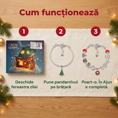 Calendar de Advent cu Brățări — o surpriză în fiecare dimineață, o brățară care rămâne