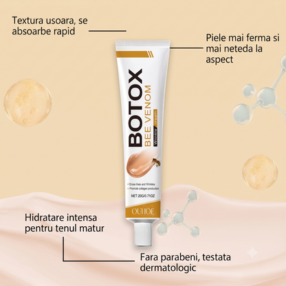 Cremă Facială cu Venin de Albine — secretul naturii pentru tenul matur